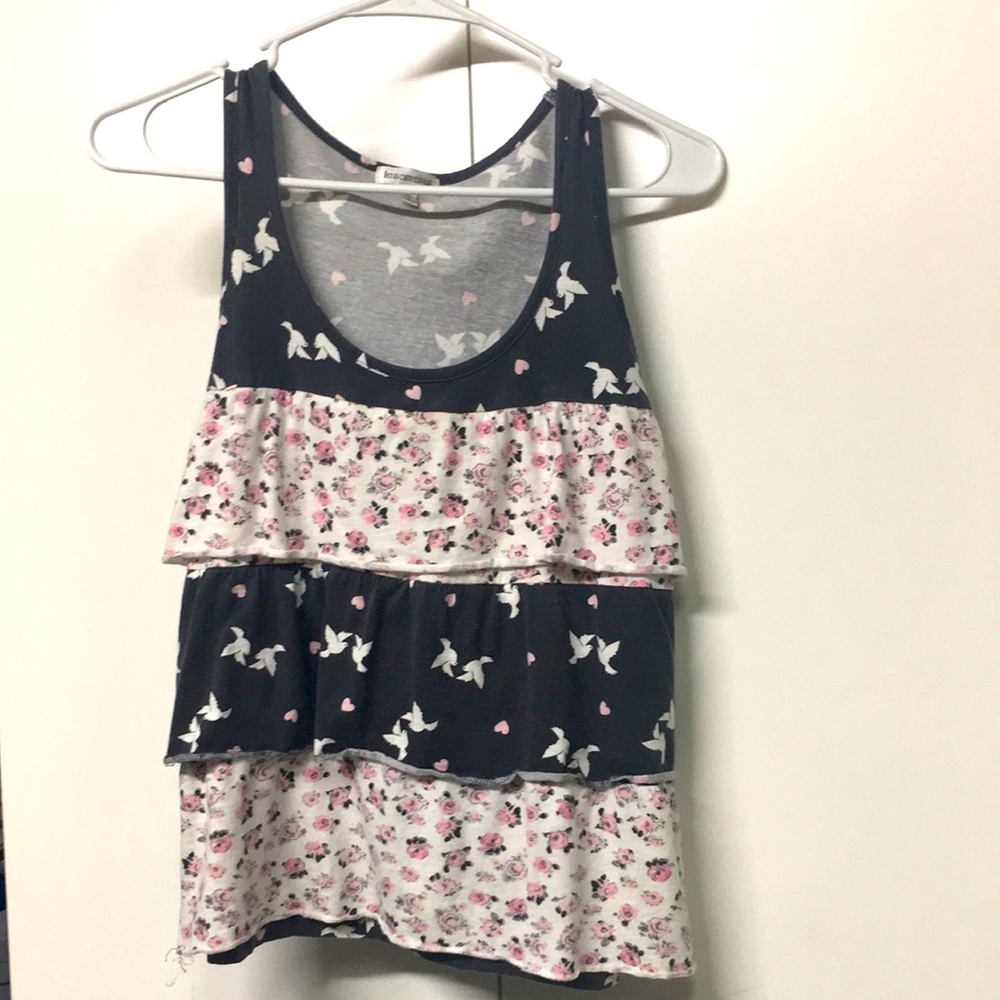Cute ruffled tank
